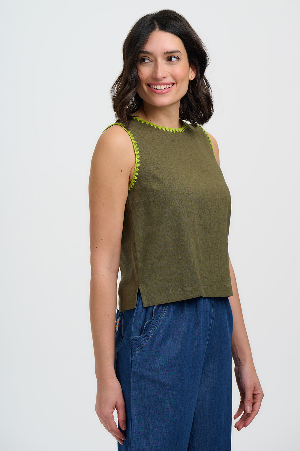 Senna Top- Olive