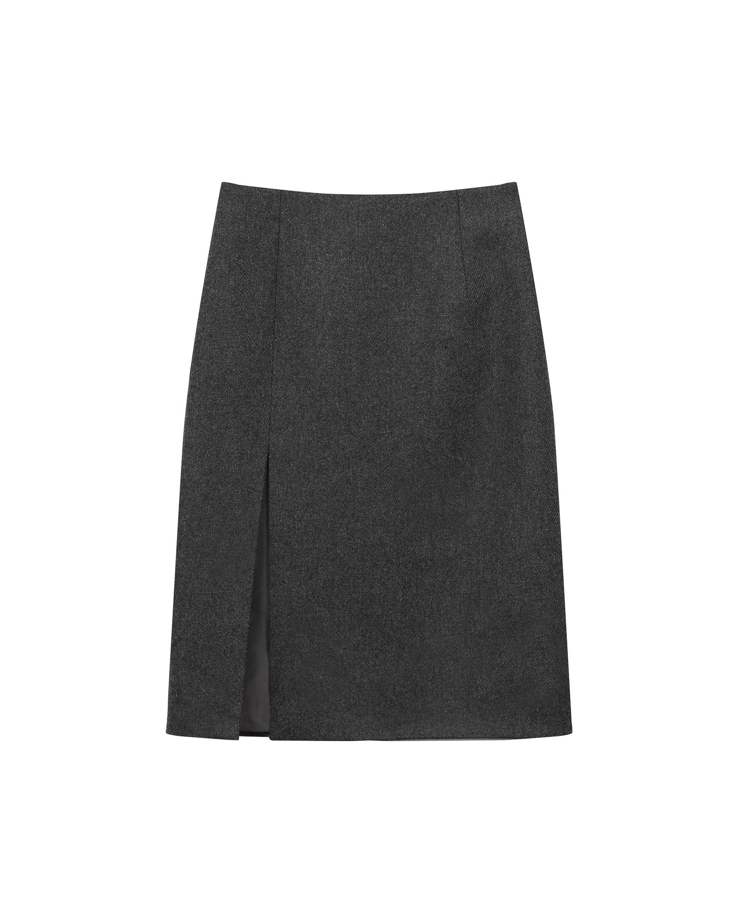 Gray skirt on a white background