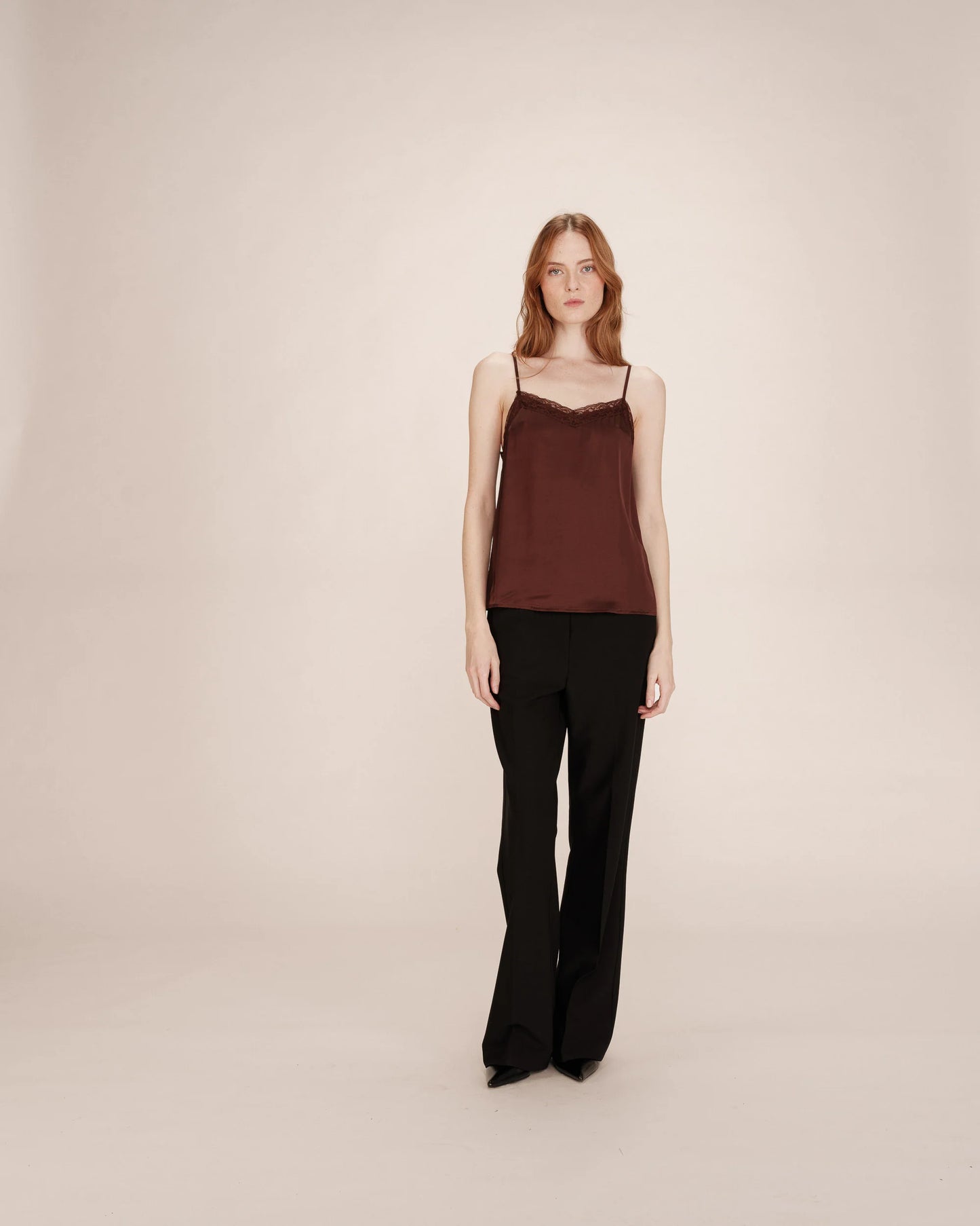 TREFLE Camisole - Chocolate Brown