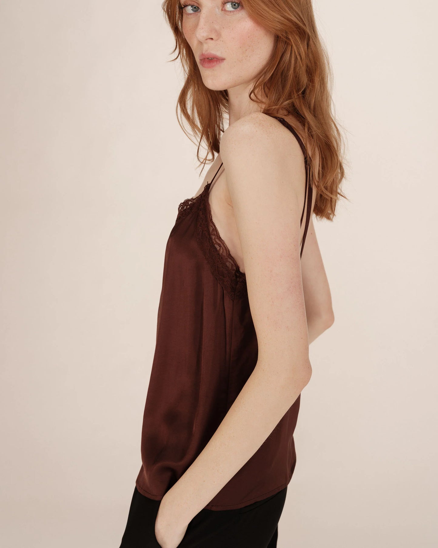 TREFLE Camisole - Chocolate Brown