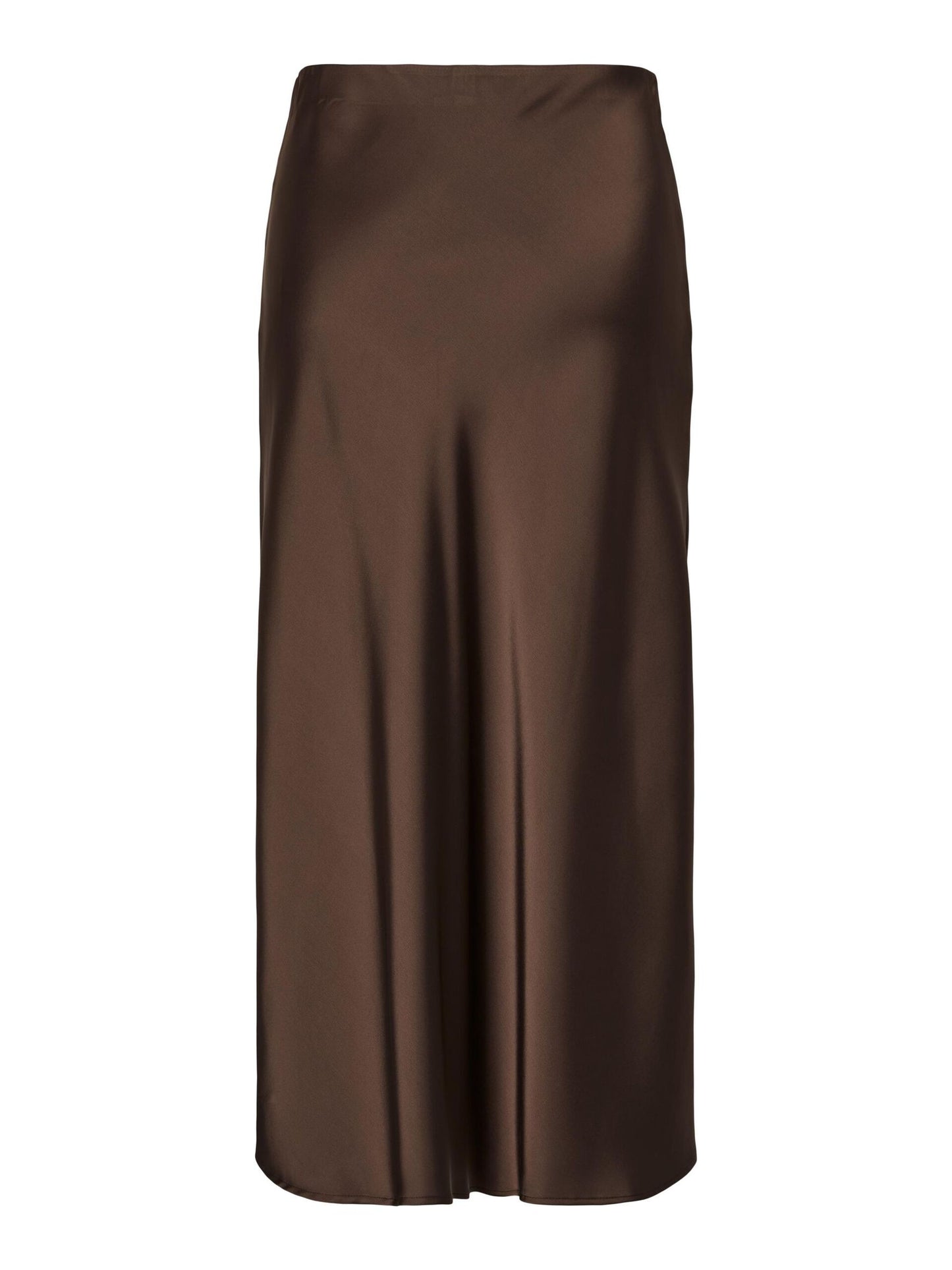 a brown skirt on a white background