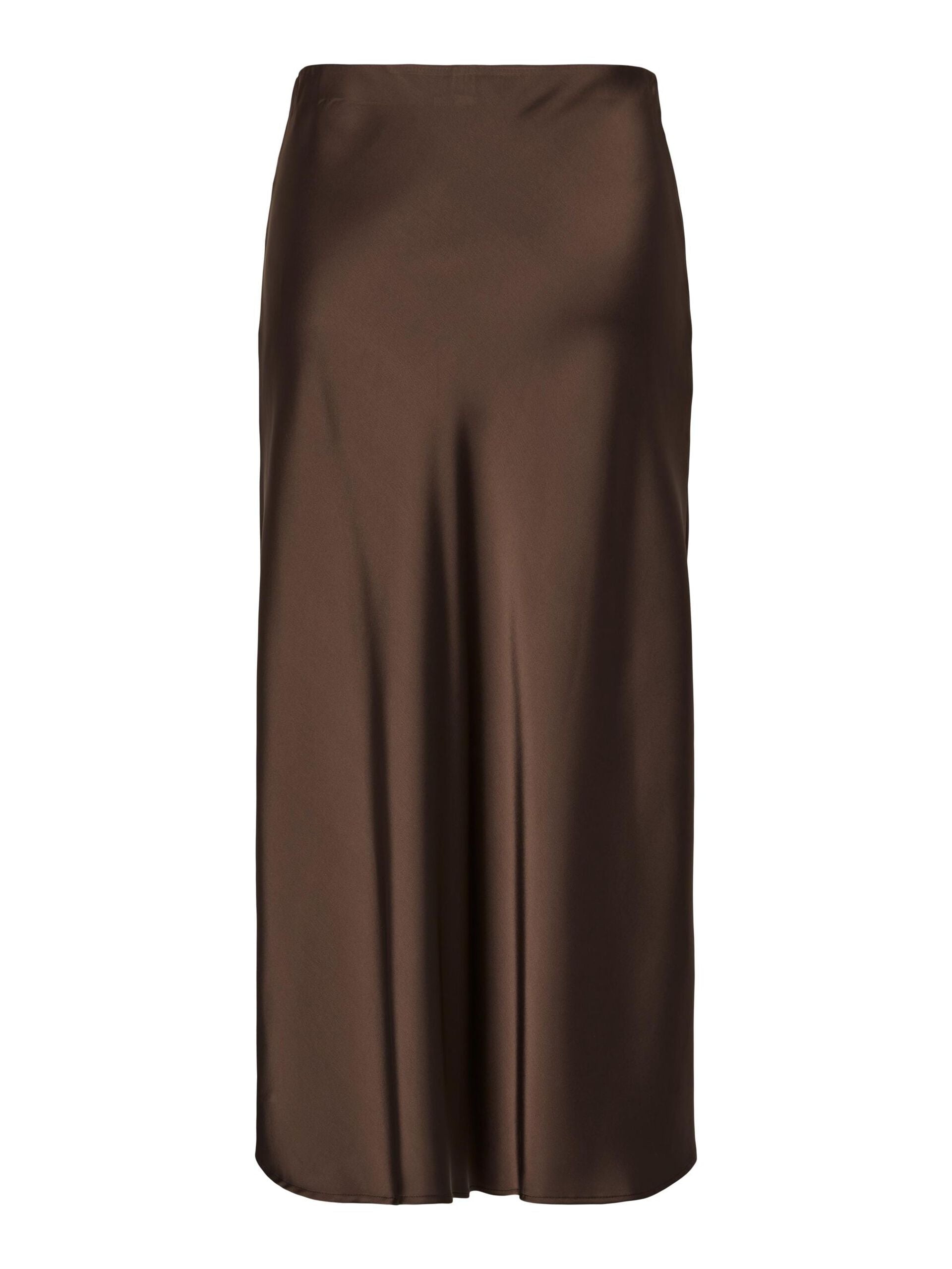 a brown skirt on a white background