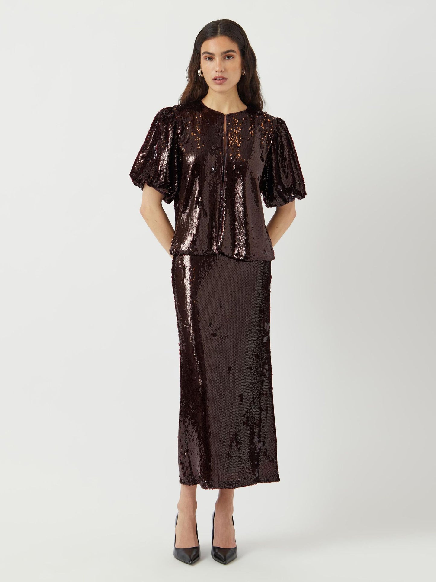 YASRoyalina 2/4 Sequin Top