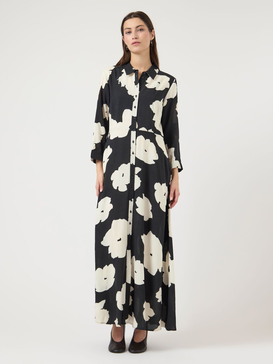 YASSavanna Dress - Black/Mille