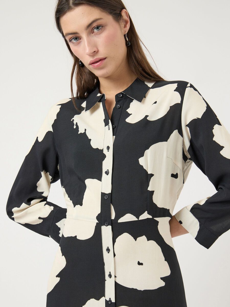 YASSavanna Dress - Black/Mille