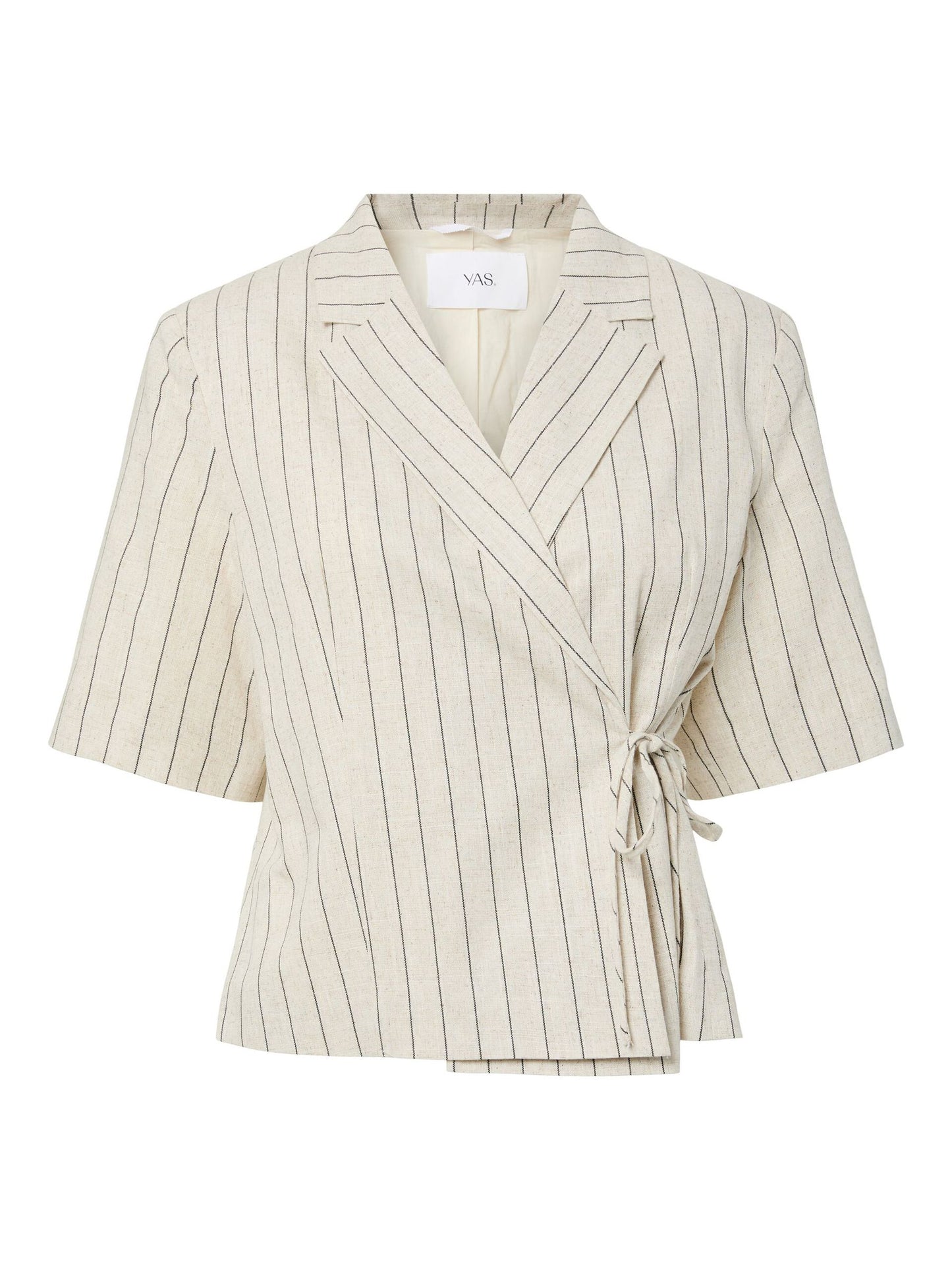 YasLinura 2/4 Linen Blend Blazer