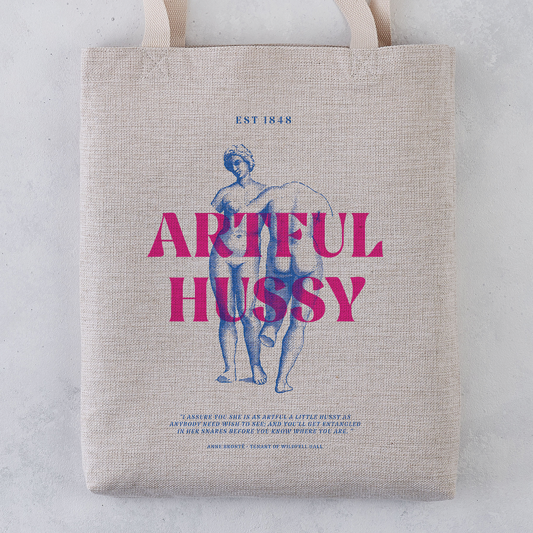 Artful Hussy - Brontë Tote Bag