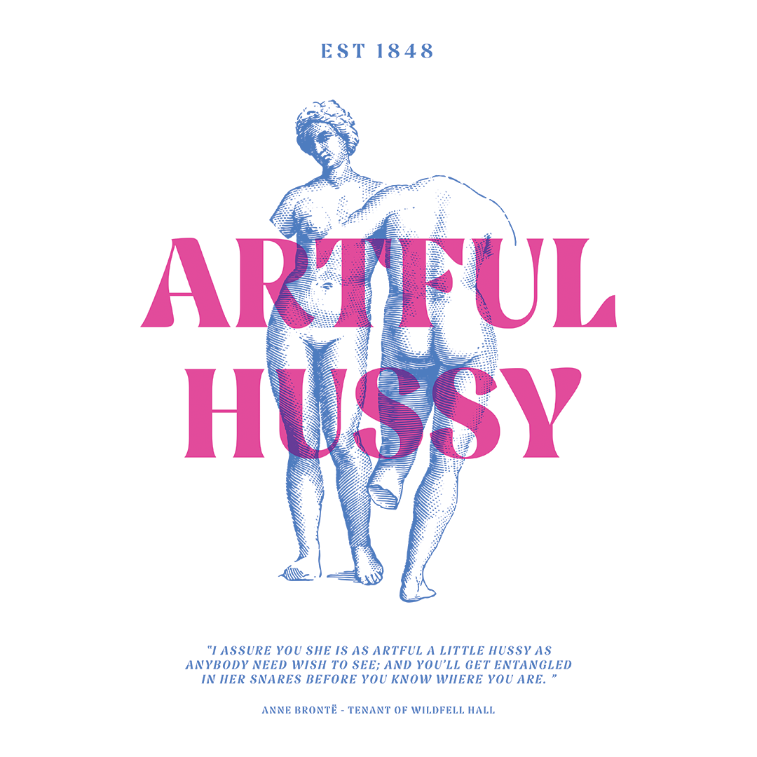 Artful Hussy - Brontë Tote Bag