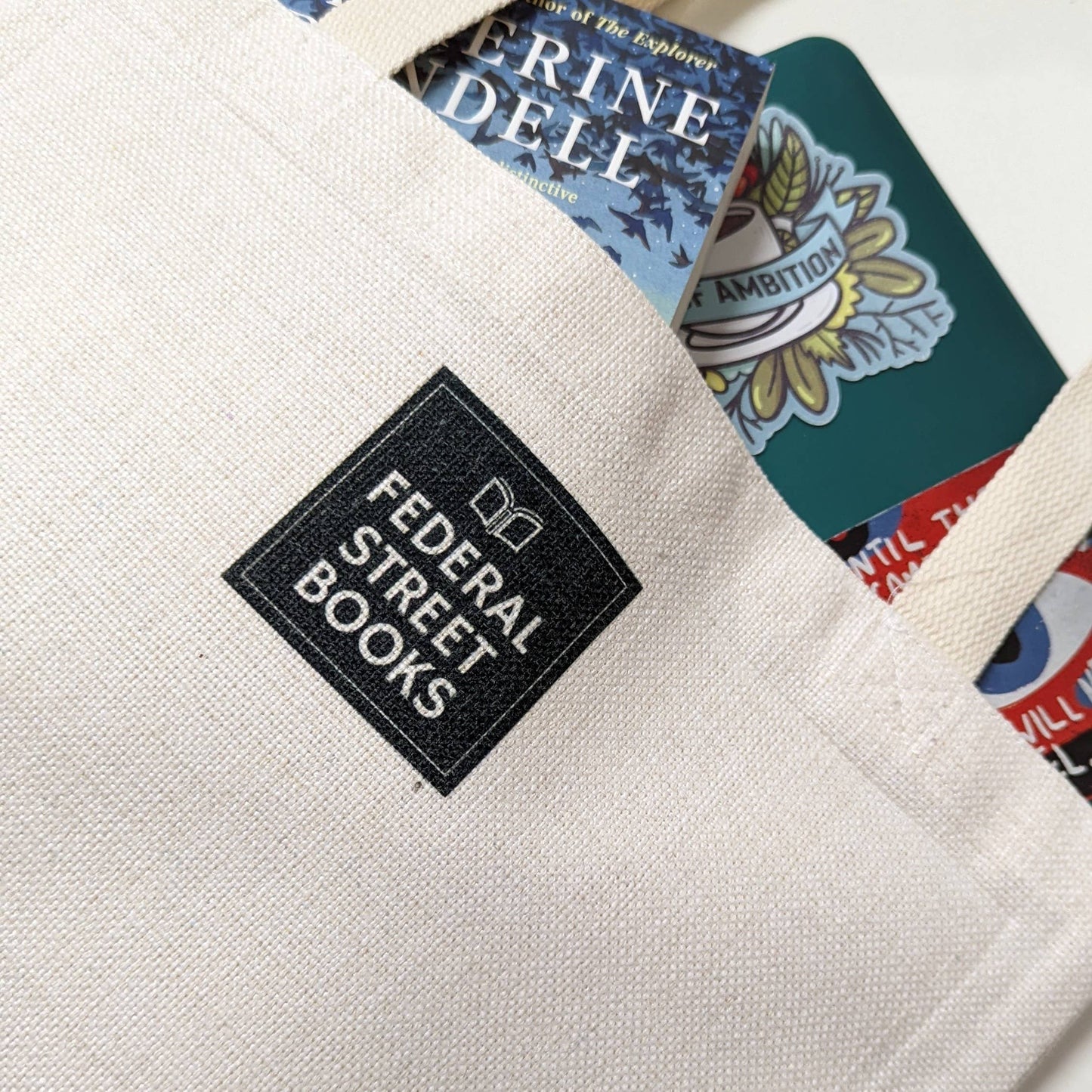 Empowering 'Happy Than Dignified' Large Tote Bag
