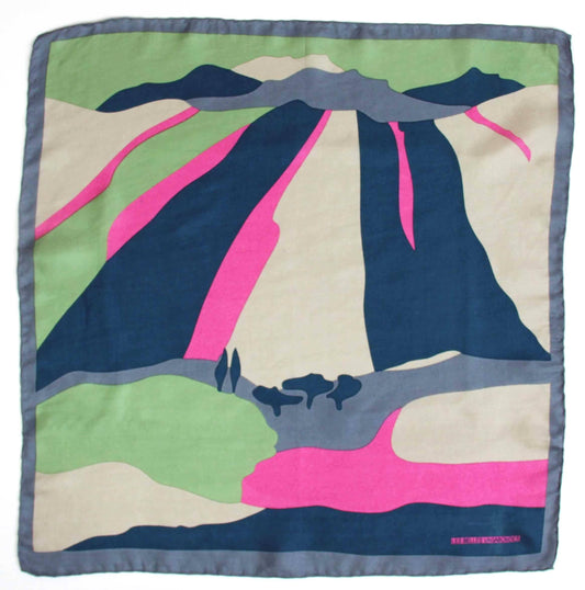 Vivaro Fuchsia Silk Scarf
