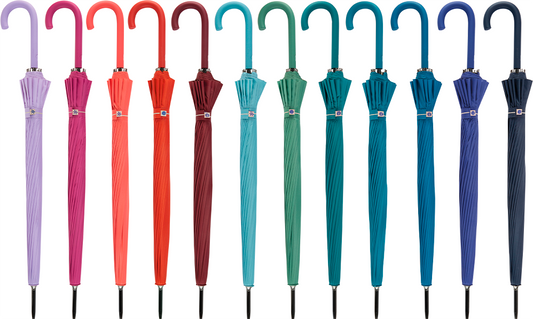 Long Auto Umbrella | 16 ribs | UV+50 | Recycled