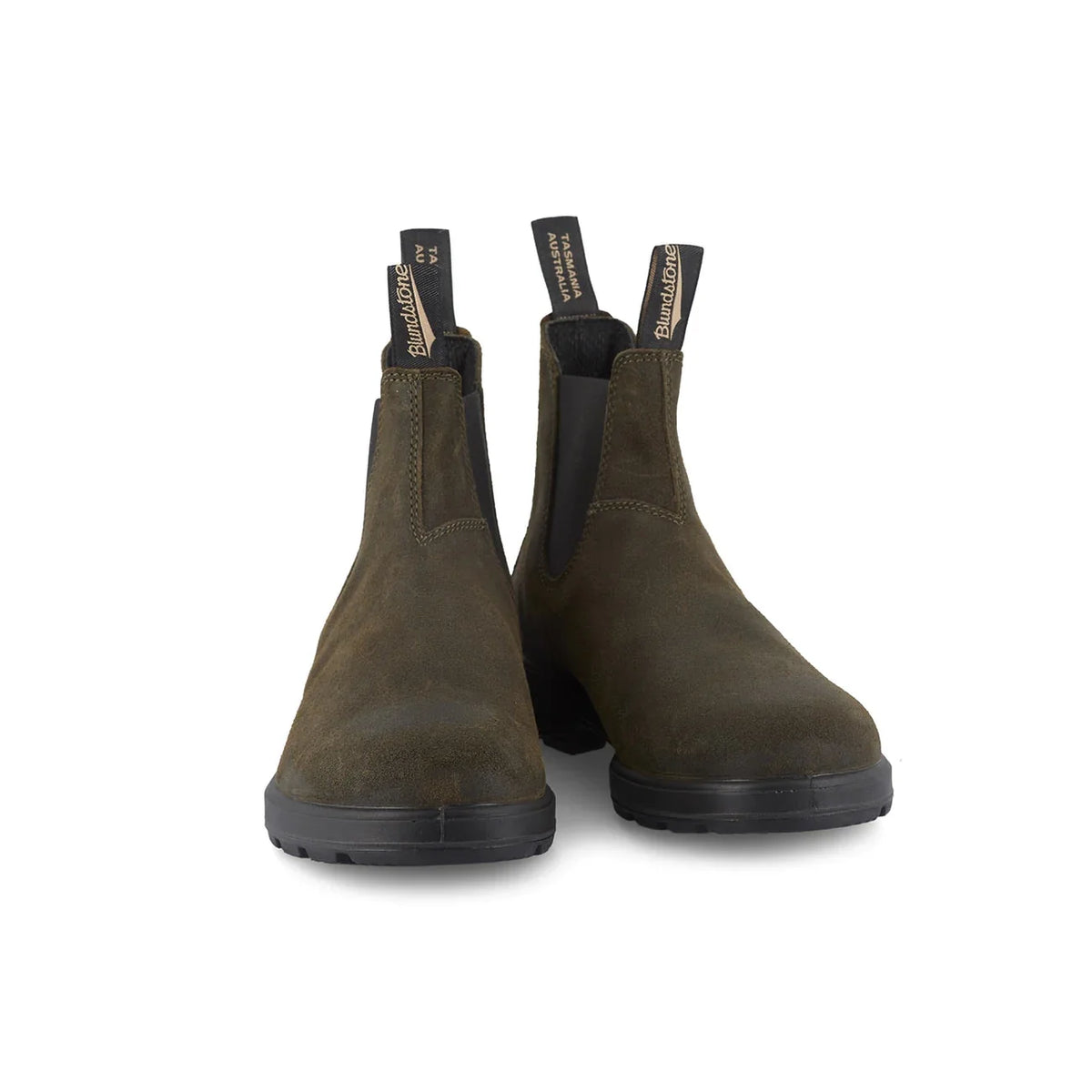 Blundstone 1615 Dark Olive Rub Suede (Originals Series)