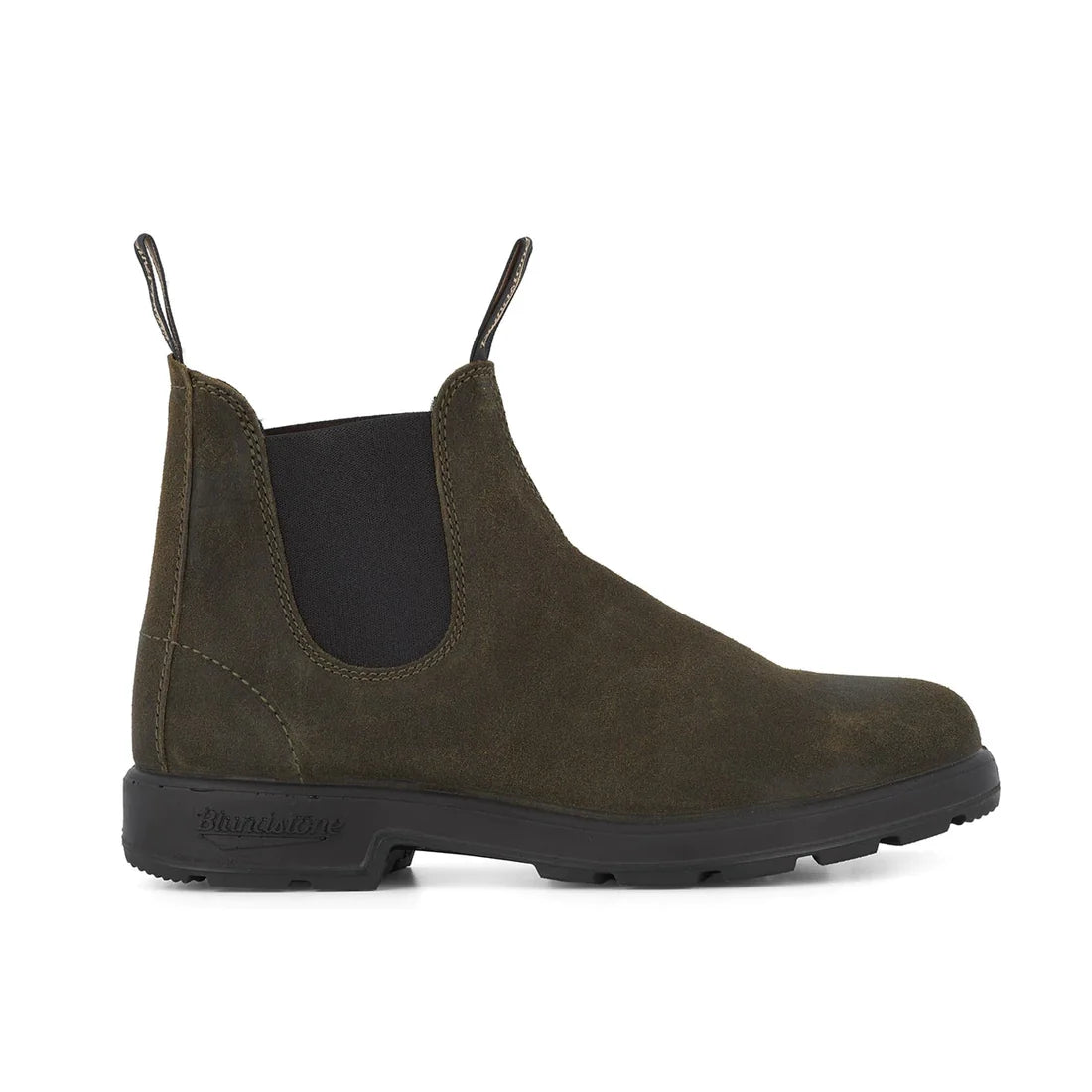 Blundstone 1615 Dark Olive Rub Suede (Originals Series)