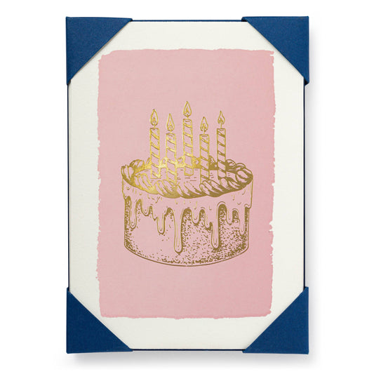 Gold Cake | Notelet Card (5-Pack)