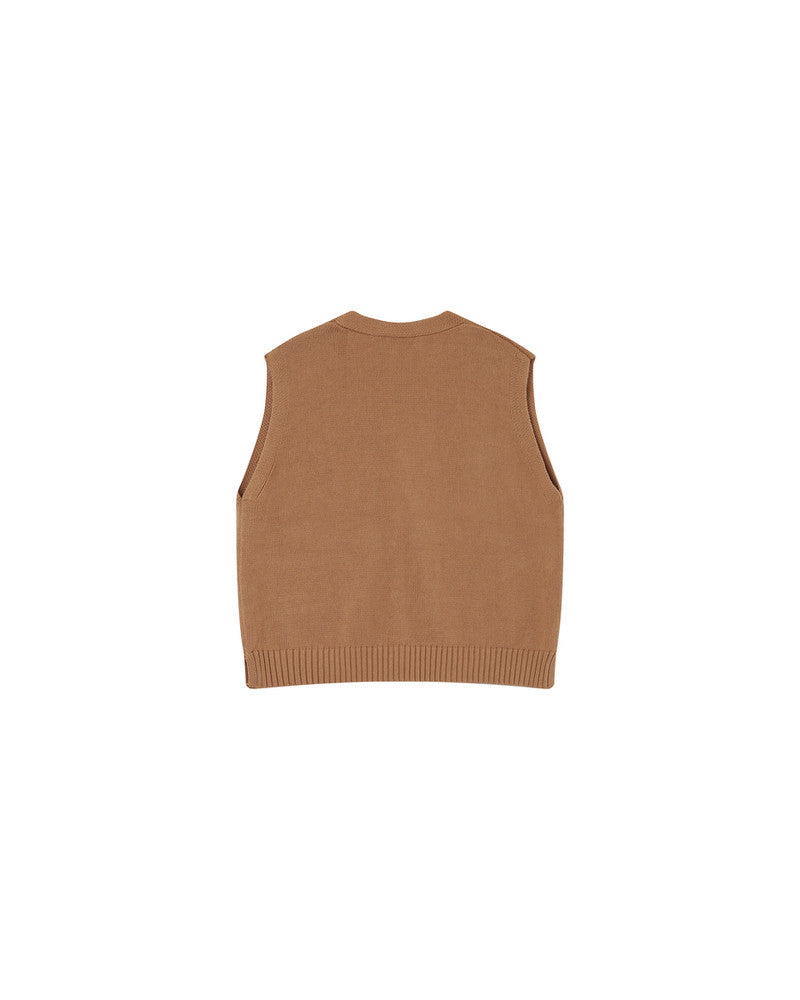 Pancake Knitted Vest