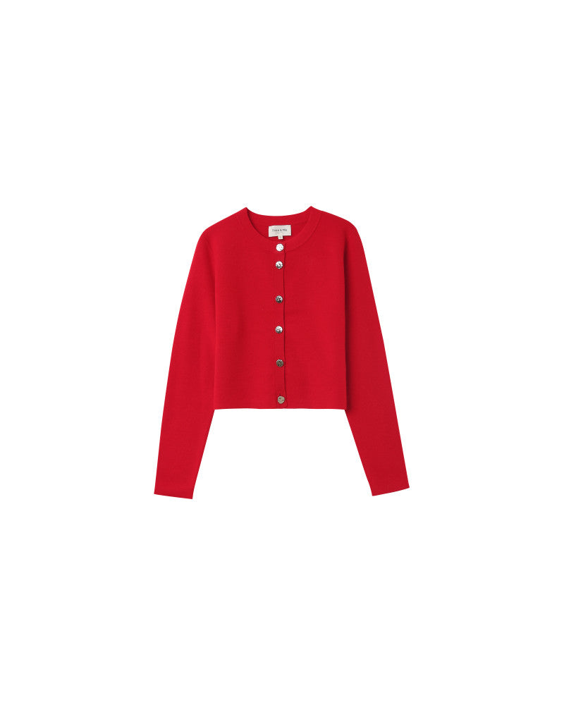 Nabel Cardigan - Rouge