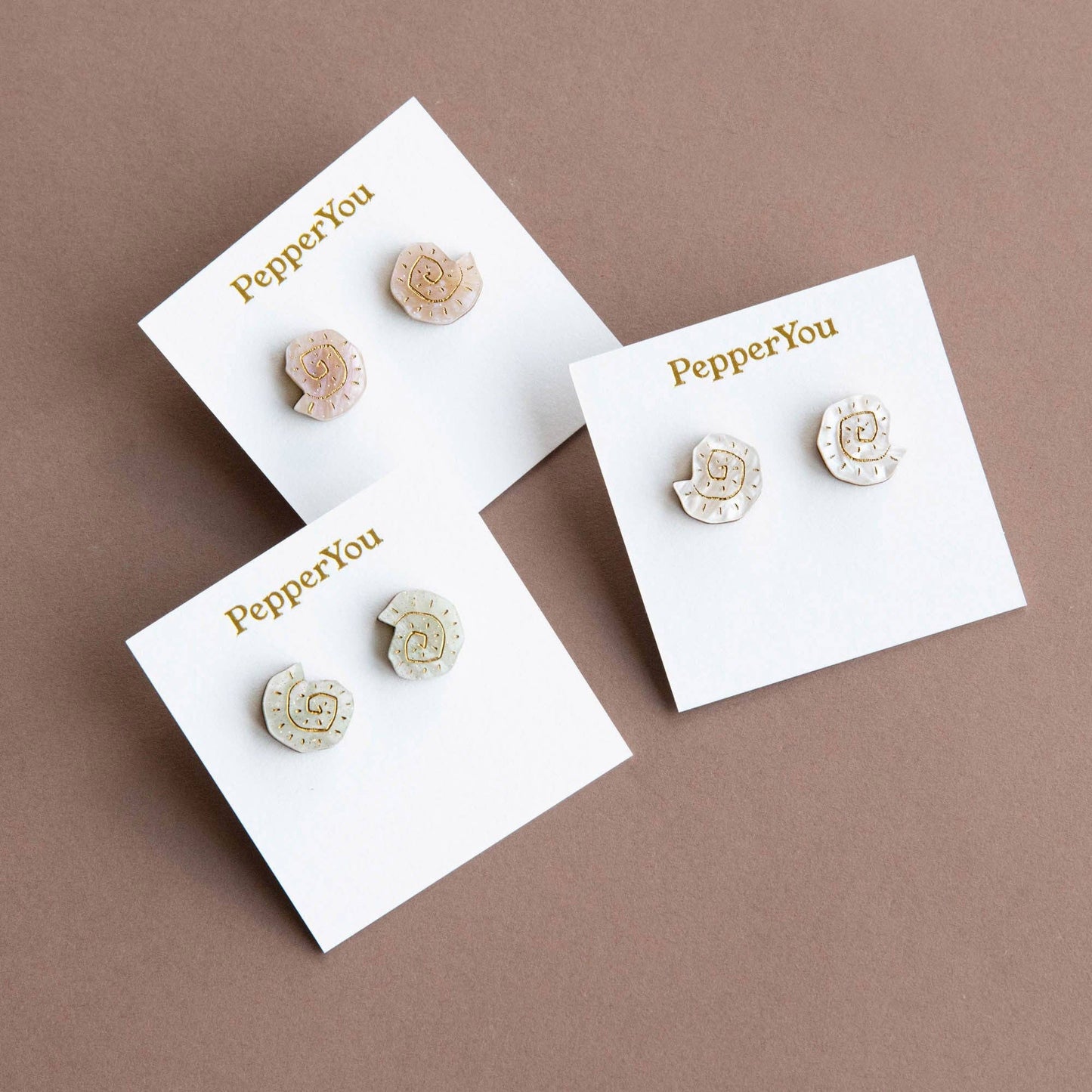 Shell Stud Earrings