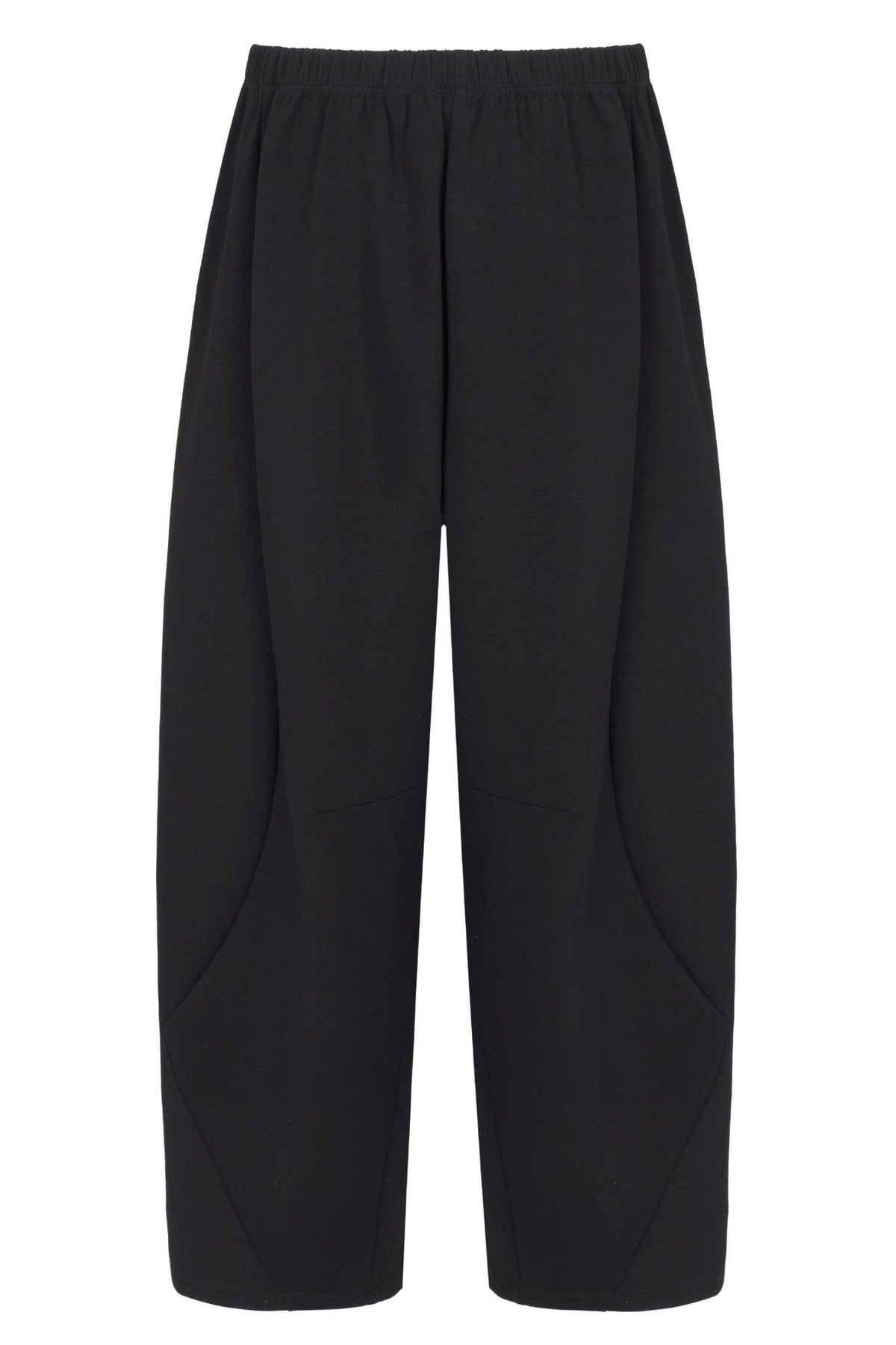 Supersoft Barrel Leg Trouser Black