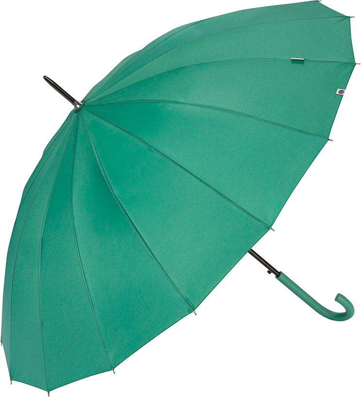Long Auto Umbrella | 16 ribs | UV+50 | Recycled