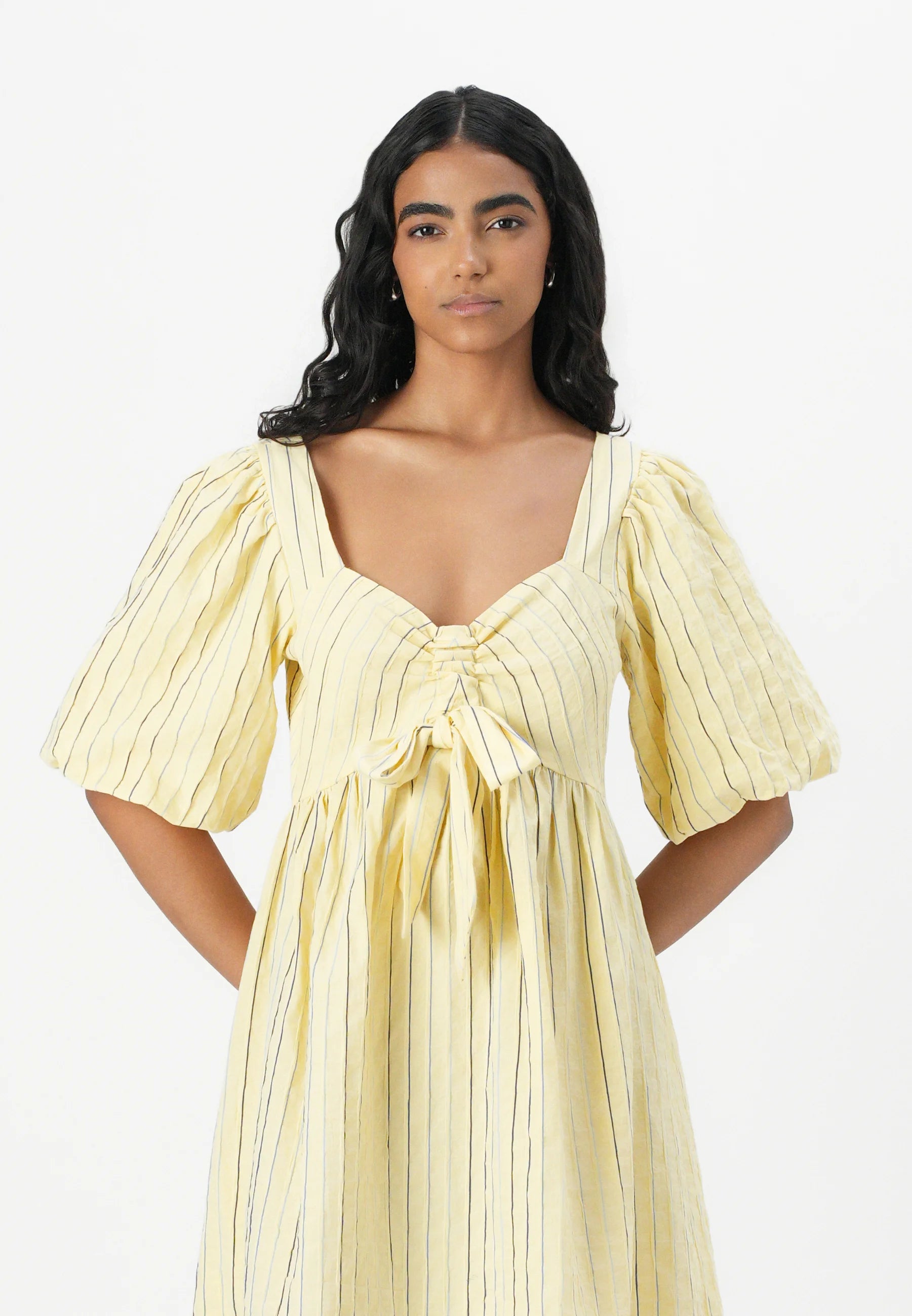 YASMellow 2/4 Midi Dress- French Vanilla