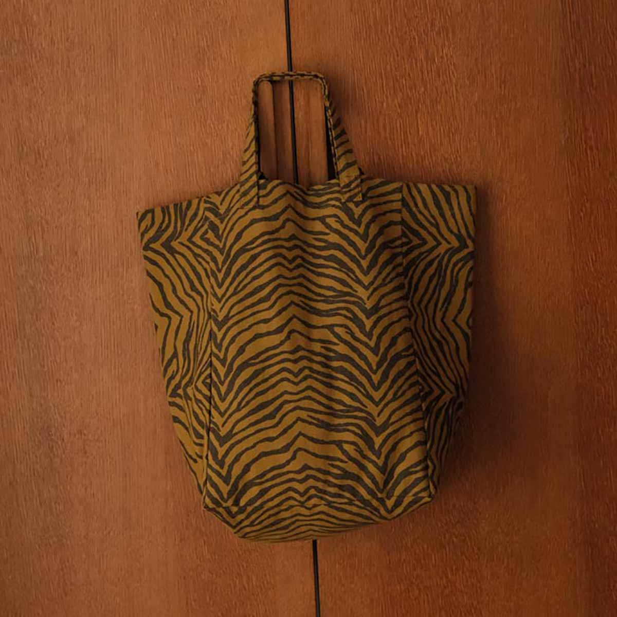 Elisabeth Tote Bag Zebra Olive