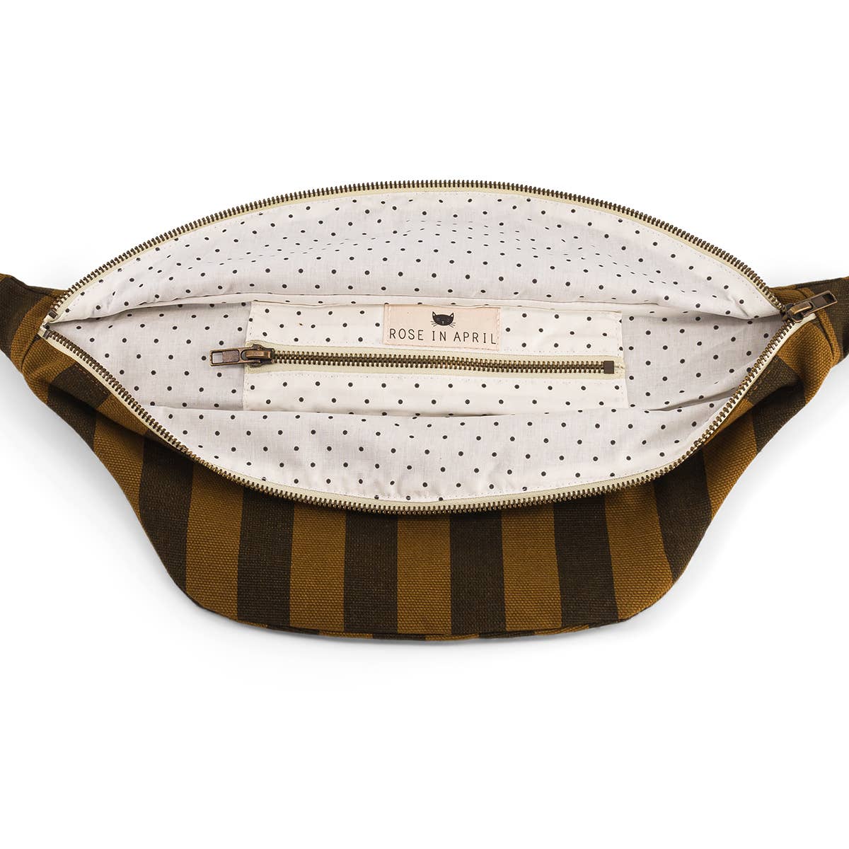 Stripe bum bag - Cumin