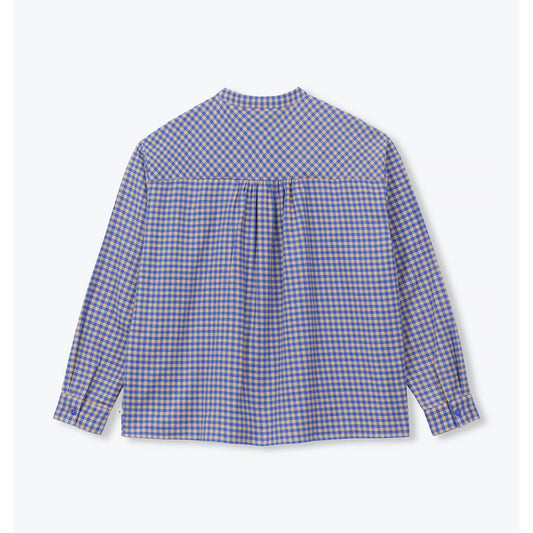 Gingham Check Blouse