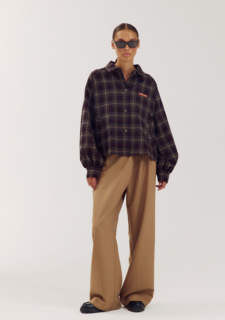 Rylee Jacket - Tipsy Red Check