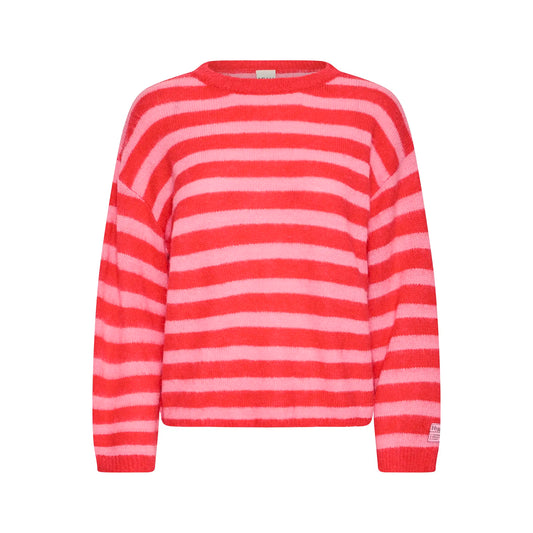 IHBlush Jumper- Pink Stripe