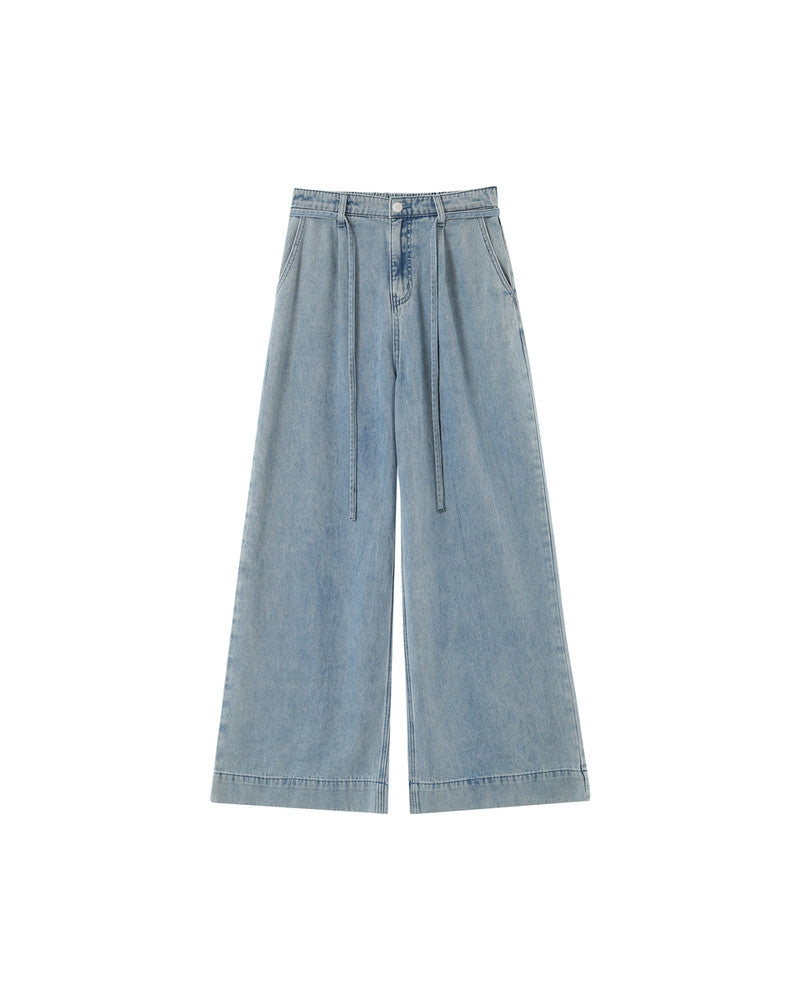 Pompon Trousers - Sky Blue