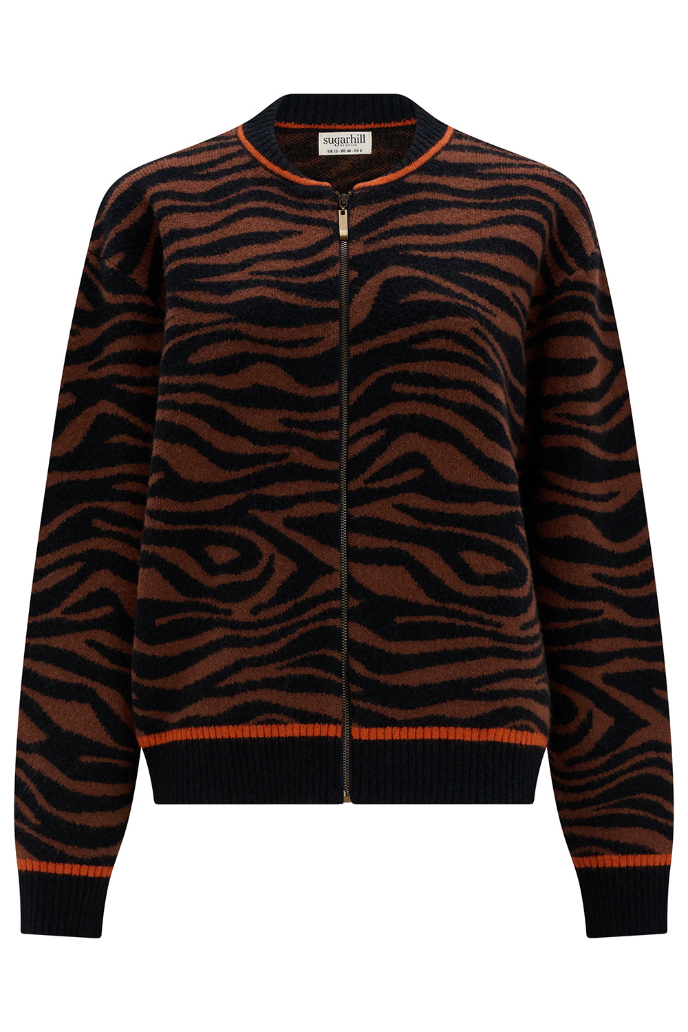 Solana Knitted Bomber - Tiger