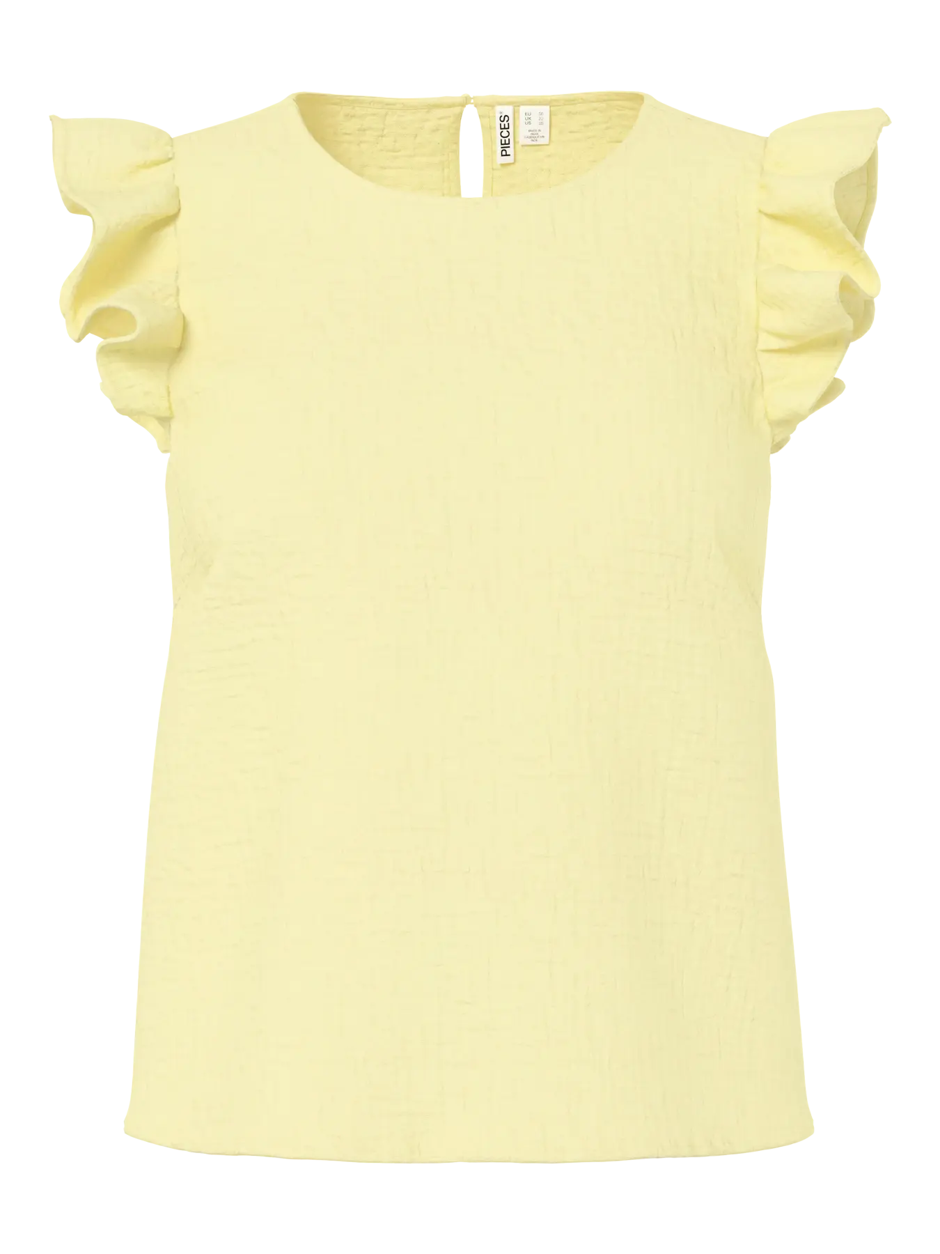 PCSastina SL O Neck Top  - French Vanilla