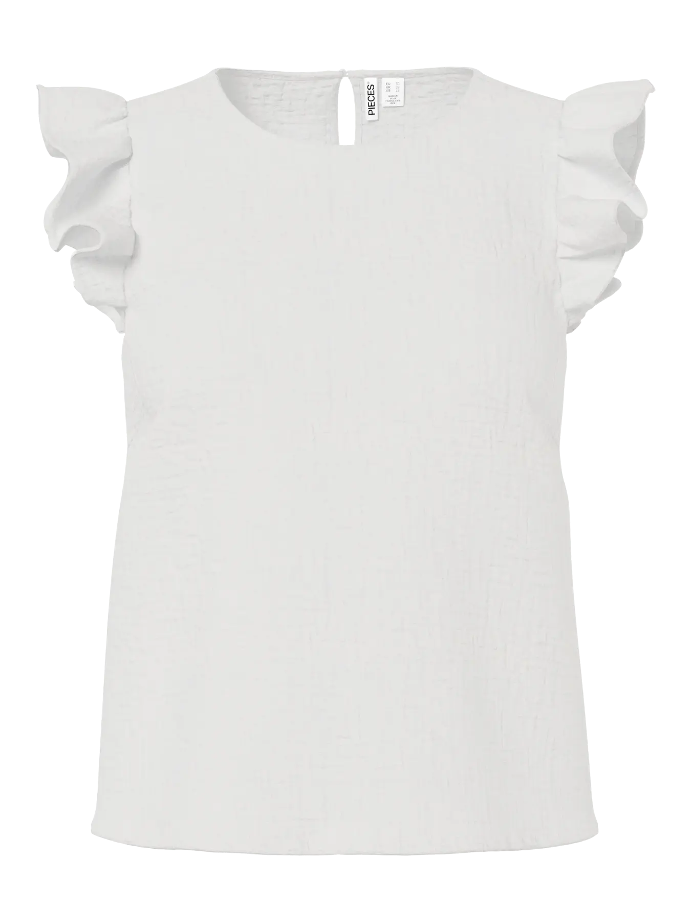 PCSastina SL O Neck Top   - Cloud Dancer