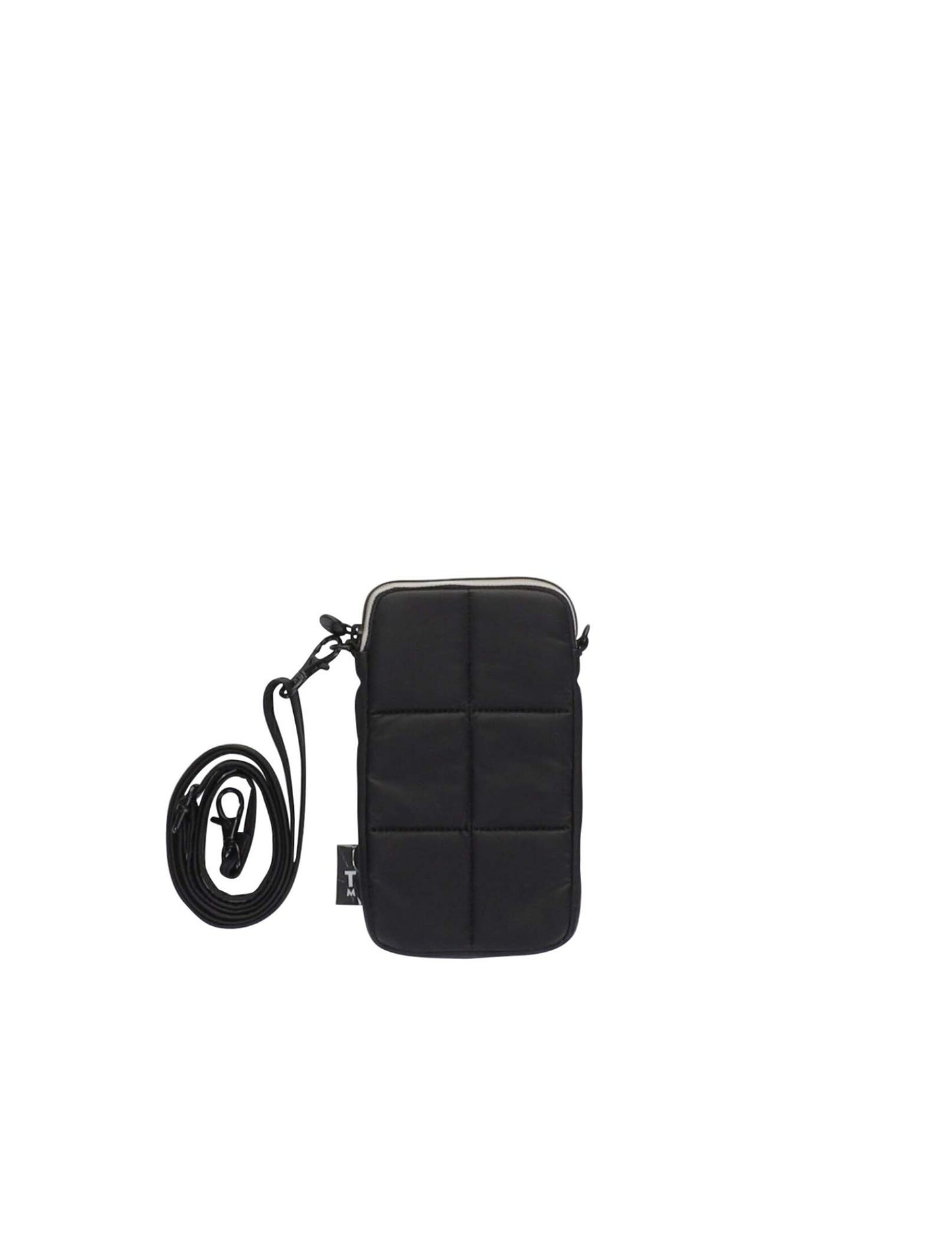Luce Puffy Phone Pouch - Black