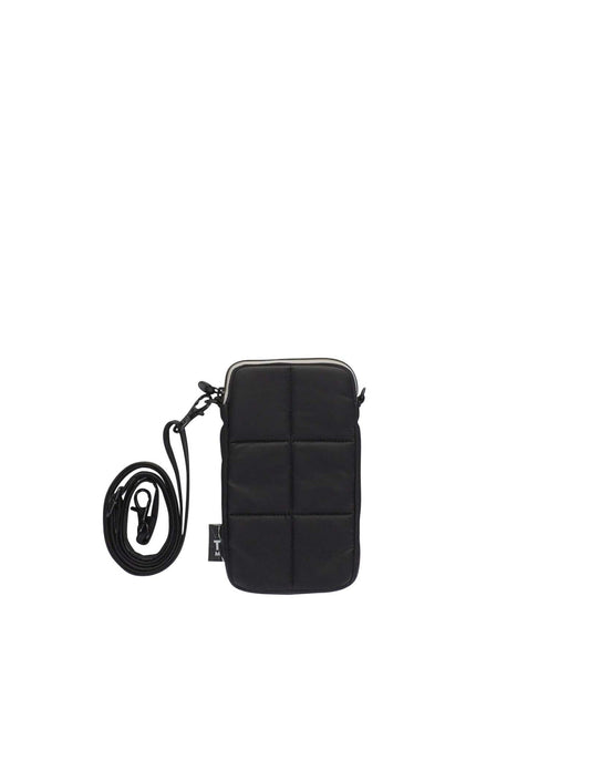 Luce Puffy Phone Pouch - Black