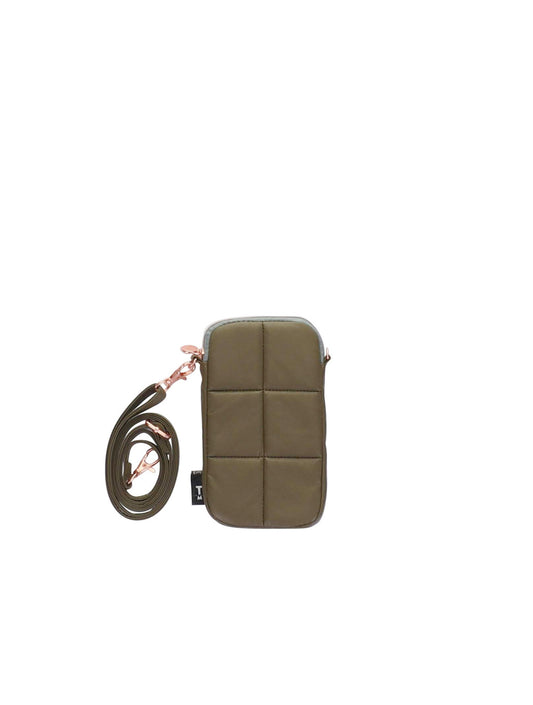 Luce Puffy Phone Pouch - Capers