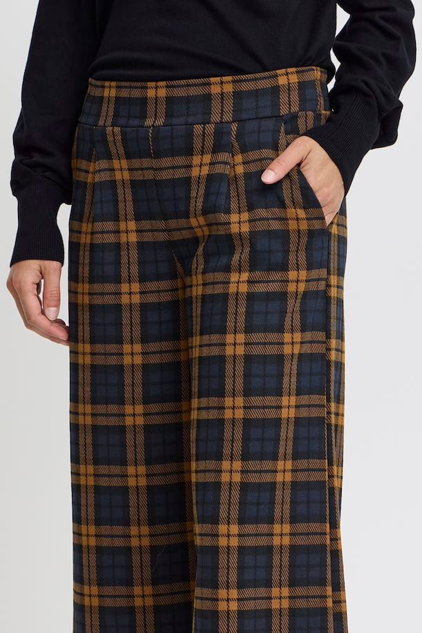 IHKate Wide Pant - Cropped - Check