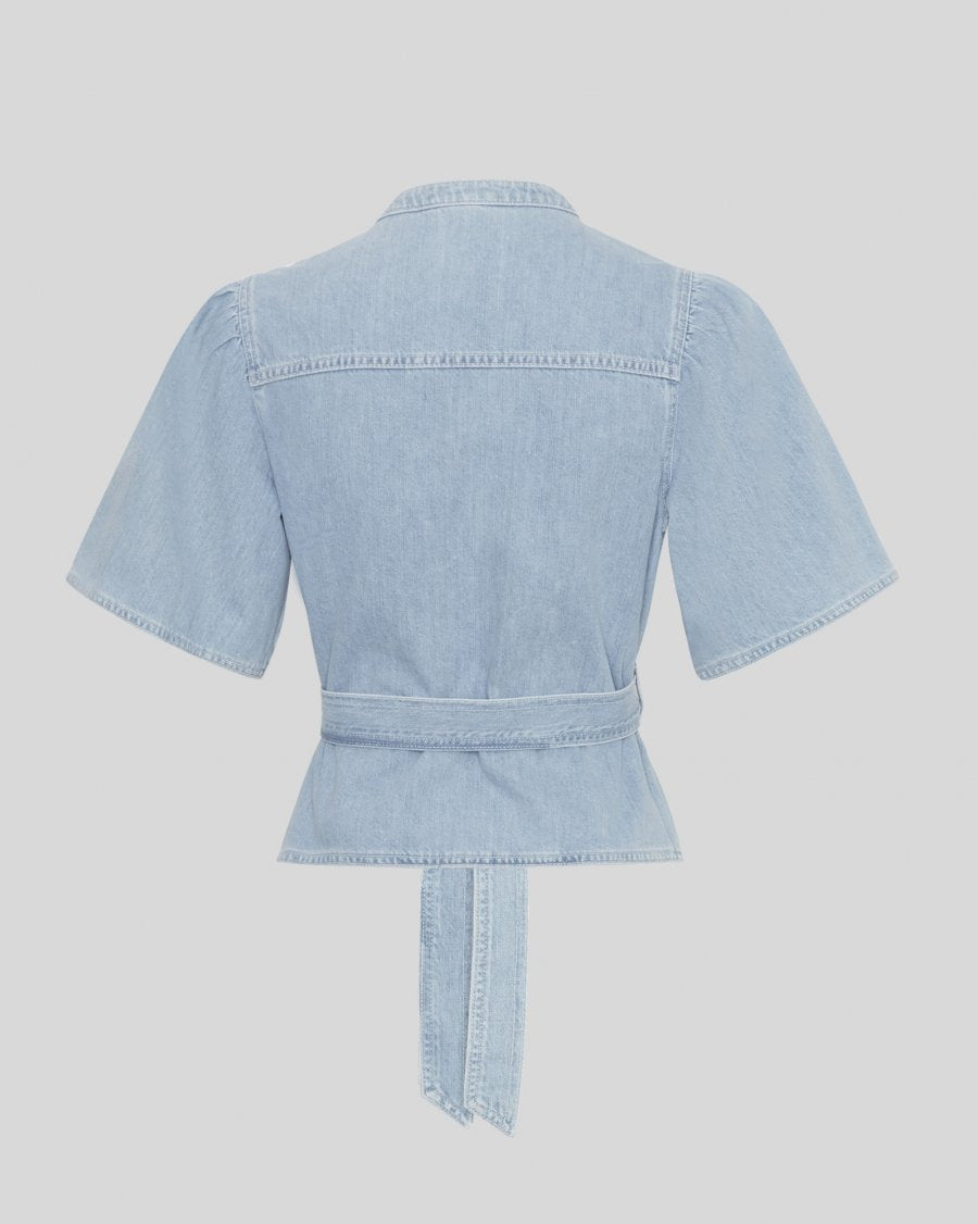 MSCHIngrid Lis 2/4 Denim Belt Shirt