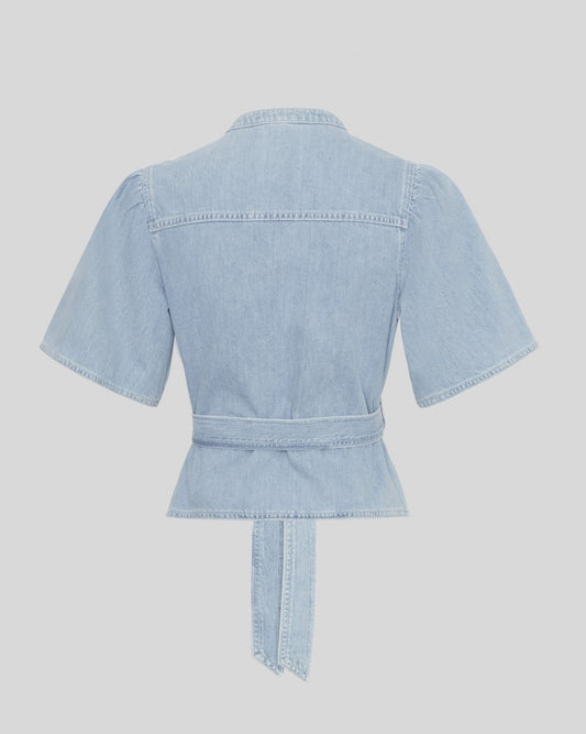 MSCHIngrid Lis 2/4 Denim Belt Shirt