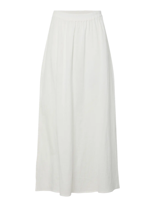 White skirt on a white background