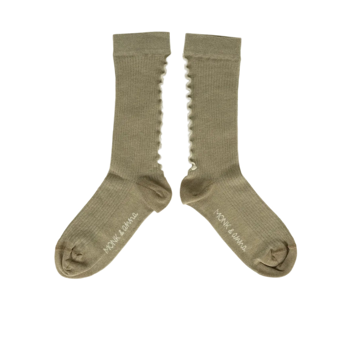Ruffled Socks - Peridot