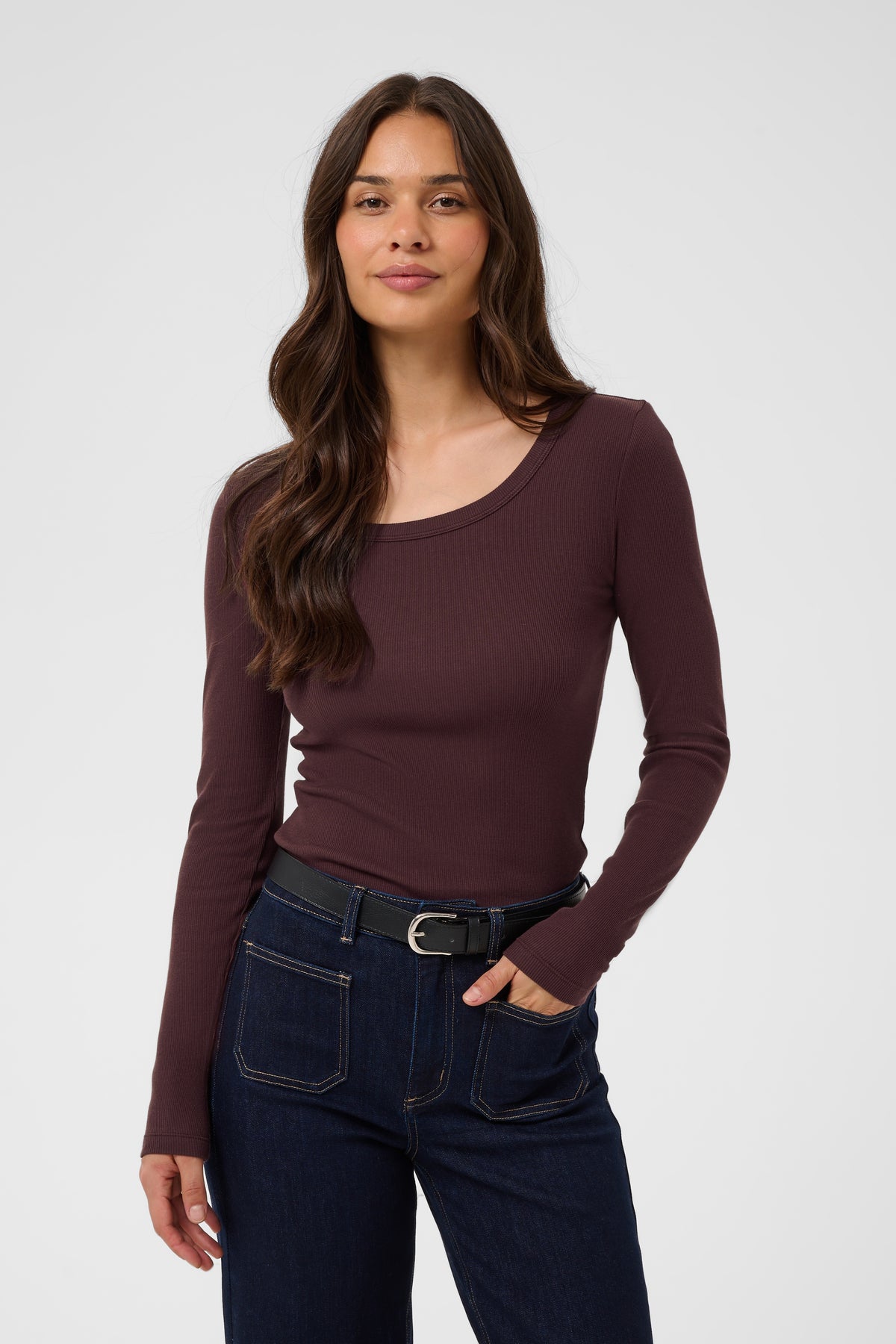 KAcarna Long Sleeve T-shirt -191619 - fudge
