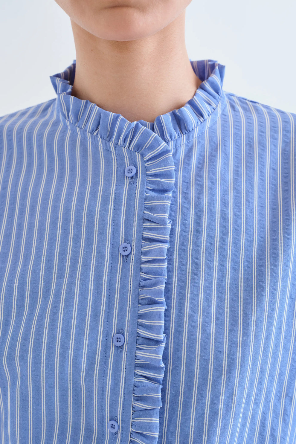 Blue Stripes Blouse