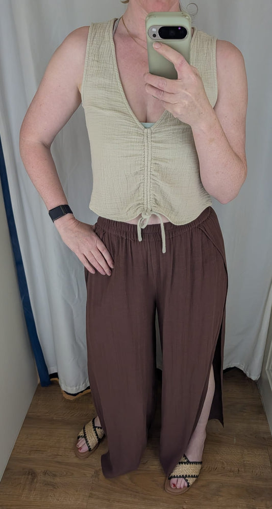 PCSastina Cropped Top - Silver Lining