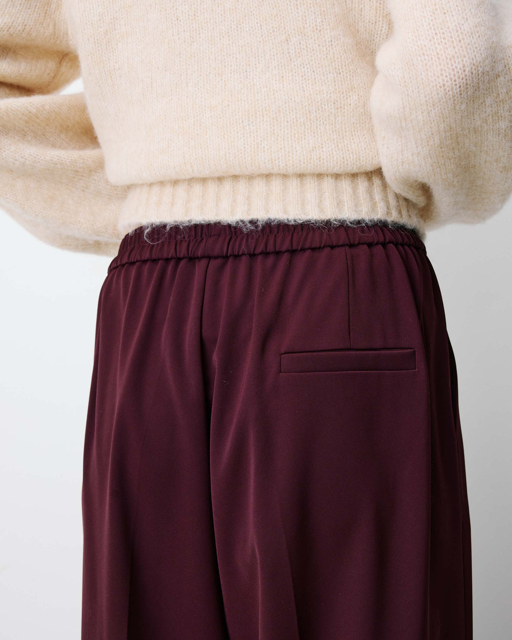 Noblesse Trousers - Aubergine