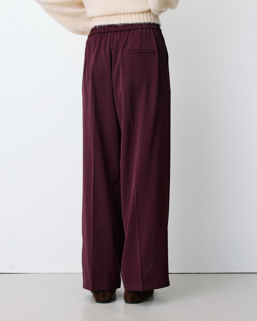 Noblesse Trousers - Aubergine