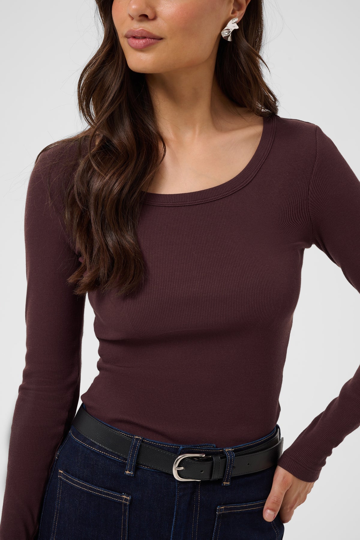 KAcarna Long Sleeve T-shirt -191619 - fudge