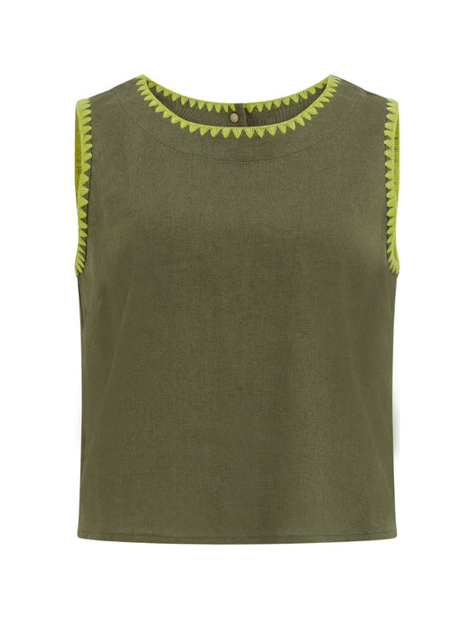 Senna Top- Olive