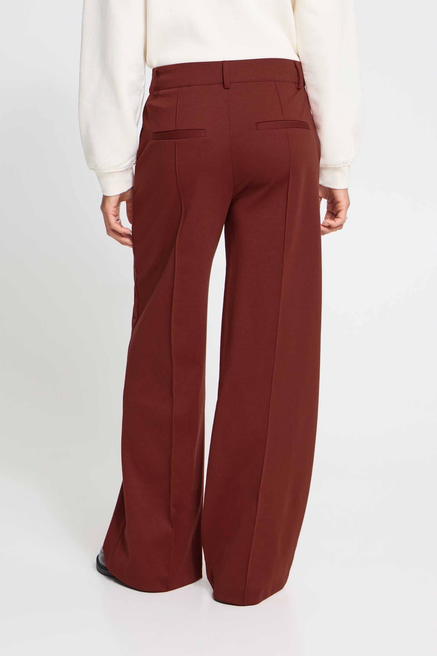 IHKate Sus Office Wide Pant - Madder Brown