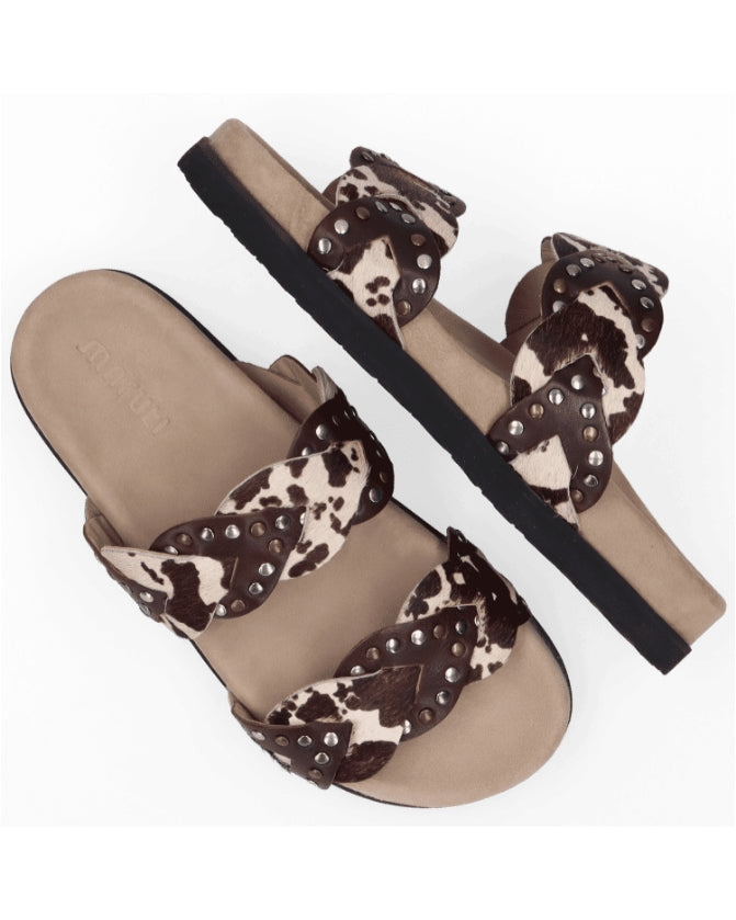 Evie Hairon Cow Sandals